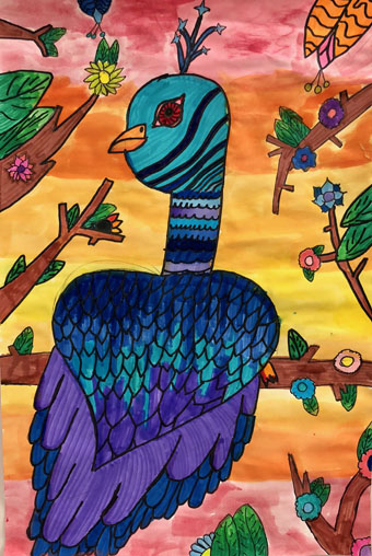 Bird In The Sunset