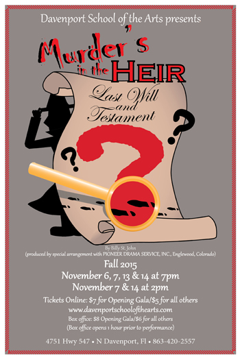 Murder's in the Heir poster