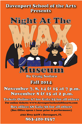 Night at the Wax Musuem poster