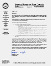 Right to Know Letter, English